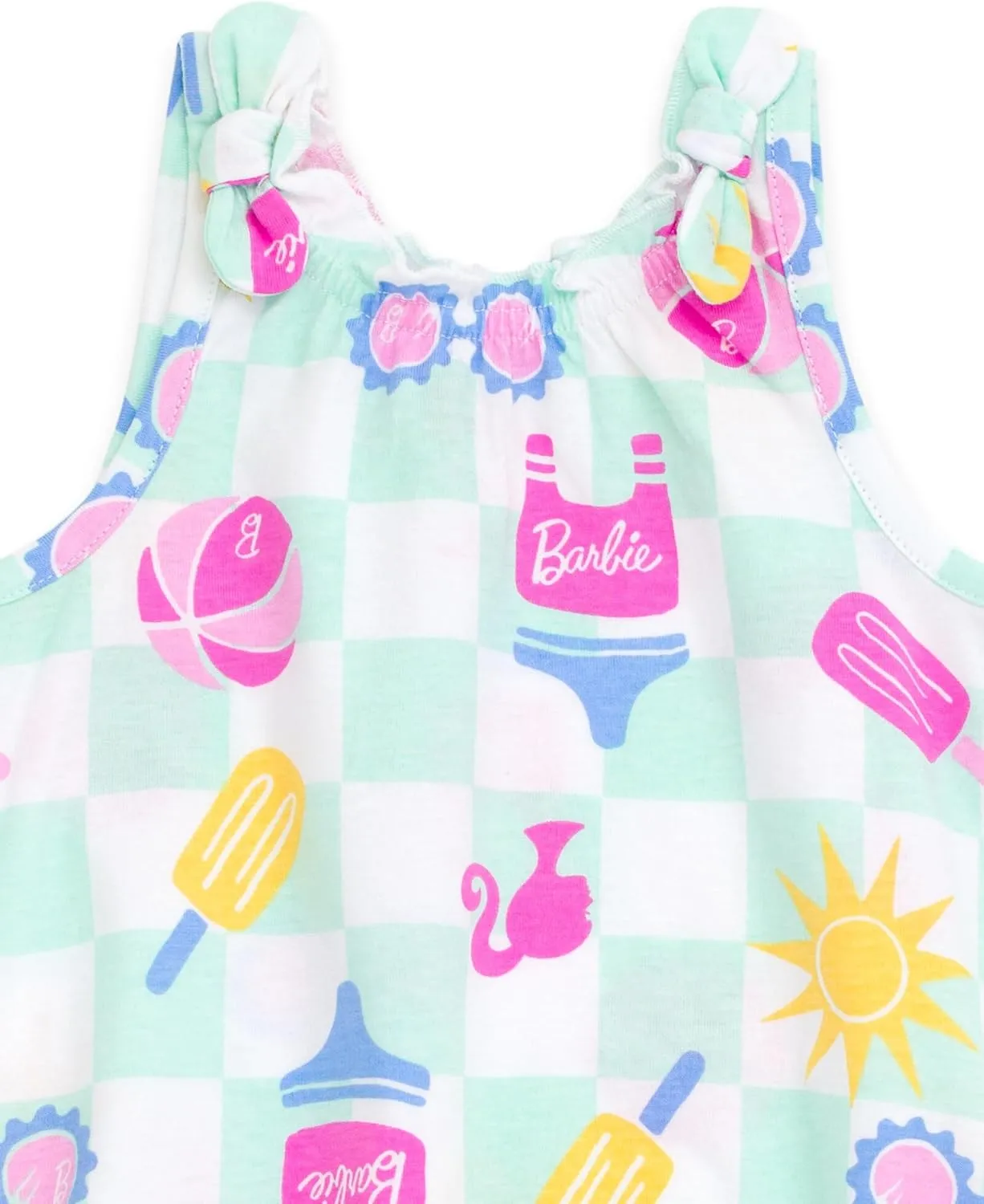 Barbie Baby Girls Bubble Romper Newborn to Infant Sizes (Newborn - 24 Months)