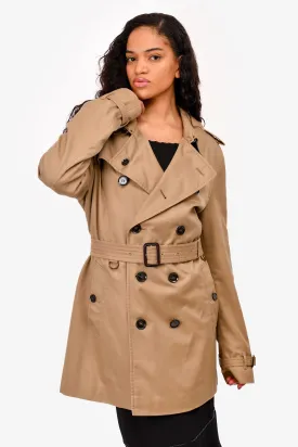 Burberry Khaki Trench Coat Size 54 Mens