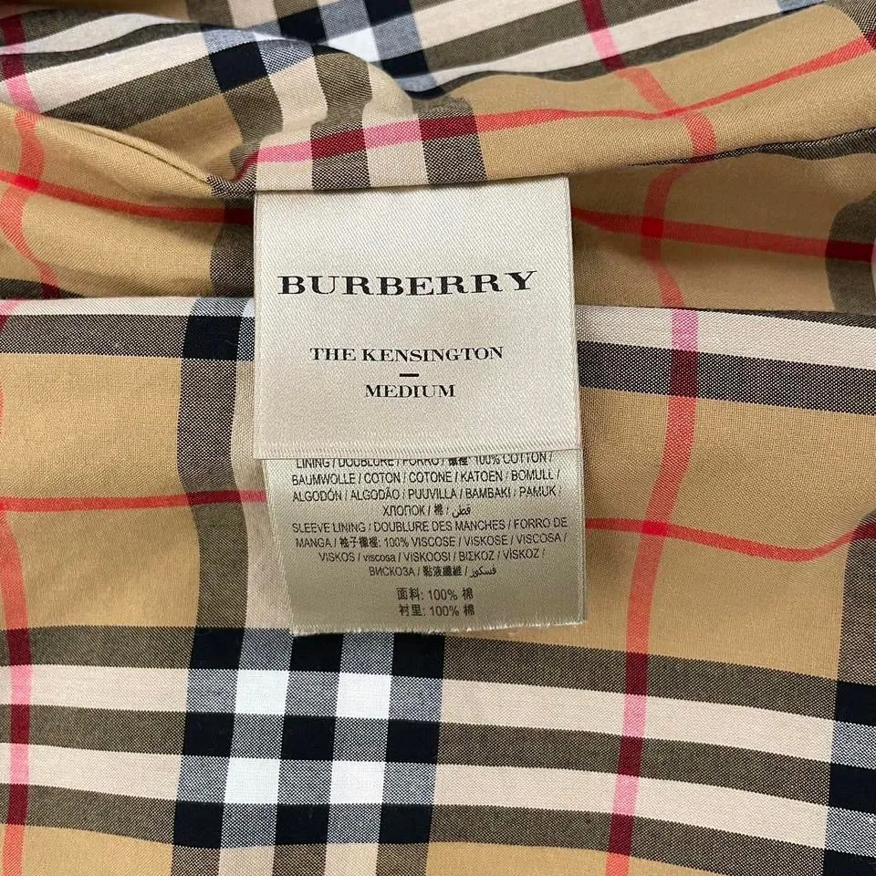Burberry London Kensington Trench Coat Medium