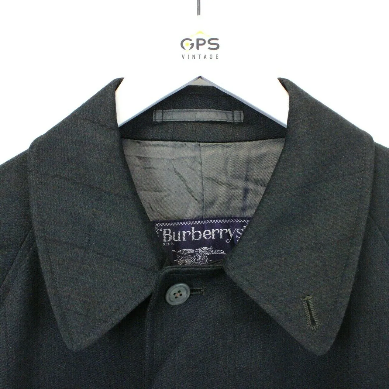 BURBERRYS 90s Trench Coat Grey | Large