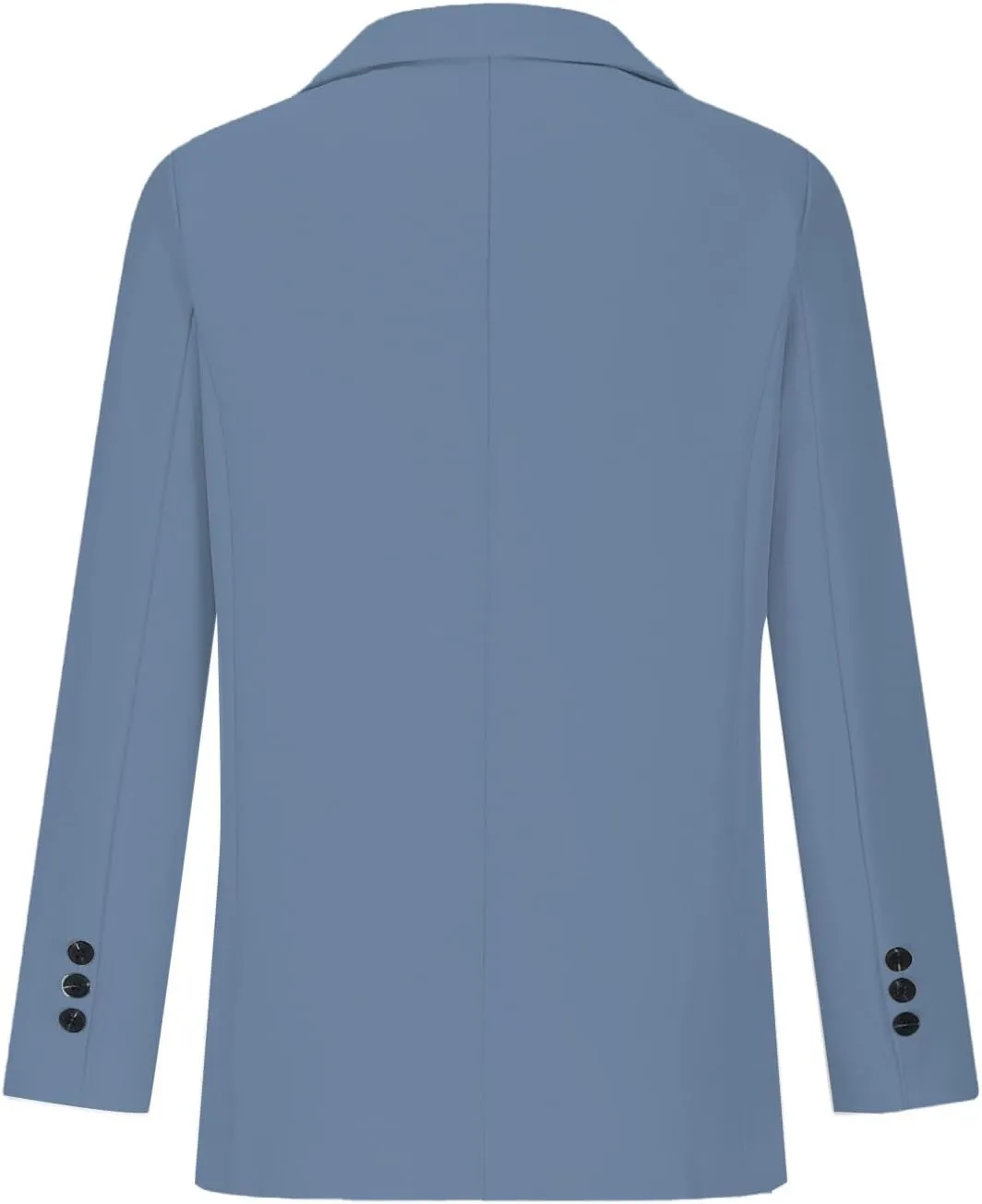 Business Casual Suit Jackets for Women Lapel Collar Work Office Blazer Jacket Lightweight Open Front Button Cardigan