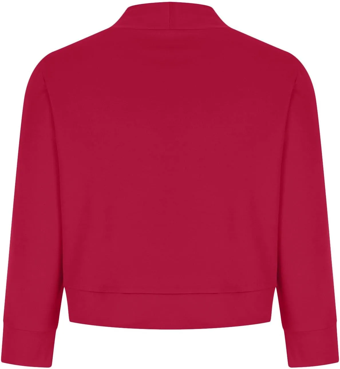 Cropped Blazer for Womens Open Front Work Office Cardigan Suit 3/4 Sleeve Solid Jacket Shrug Casual Business Blazers