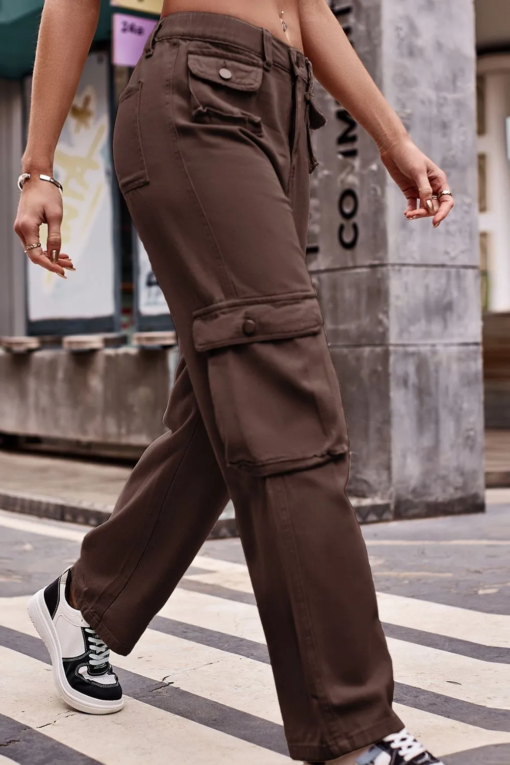 Double Pocket Cargo Pants  (Color Options)