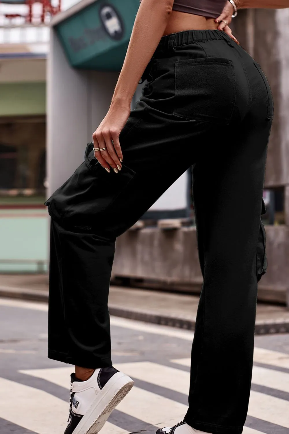 Double Pocket Cargo Pants  (Color Options)