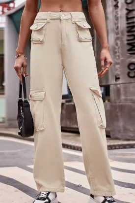 Double Pocket Cargo Pants  (Color Options)