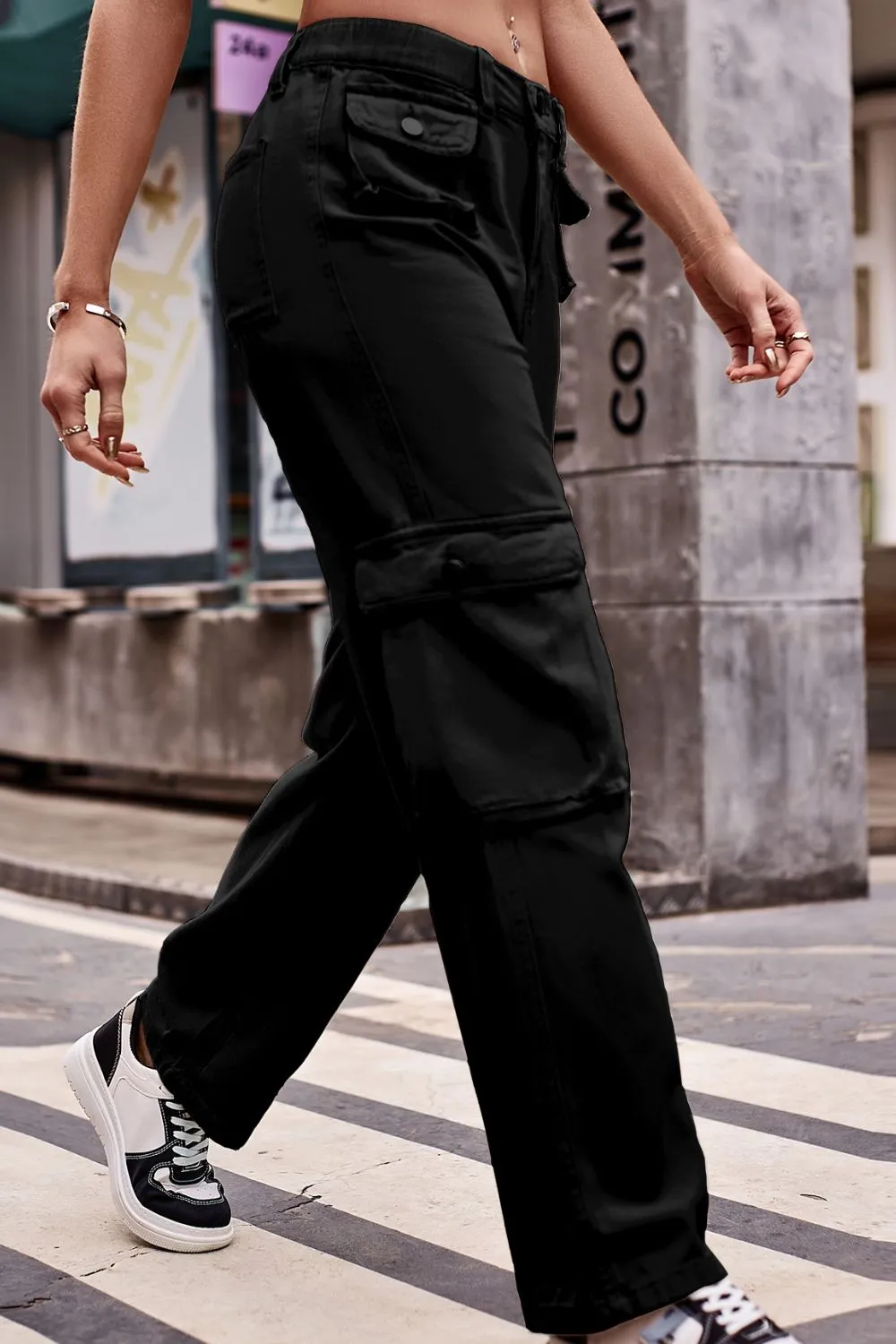Double Pocket Cargo Pants  (Color Options)