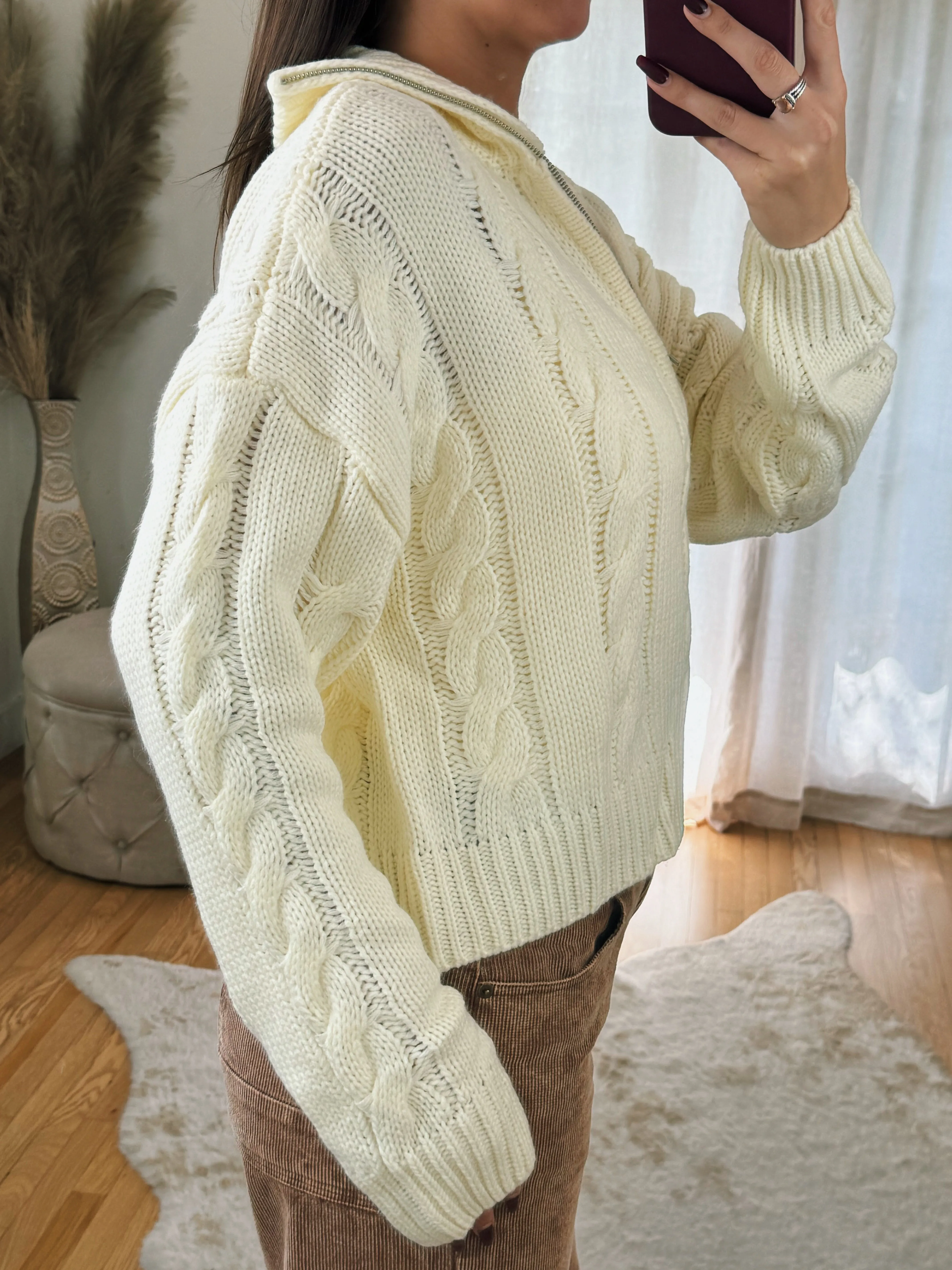 Floppy Collar Pullover
