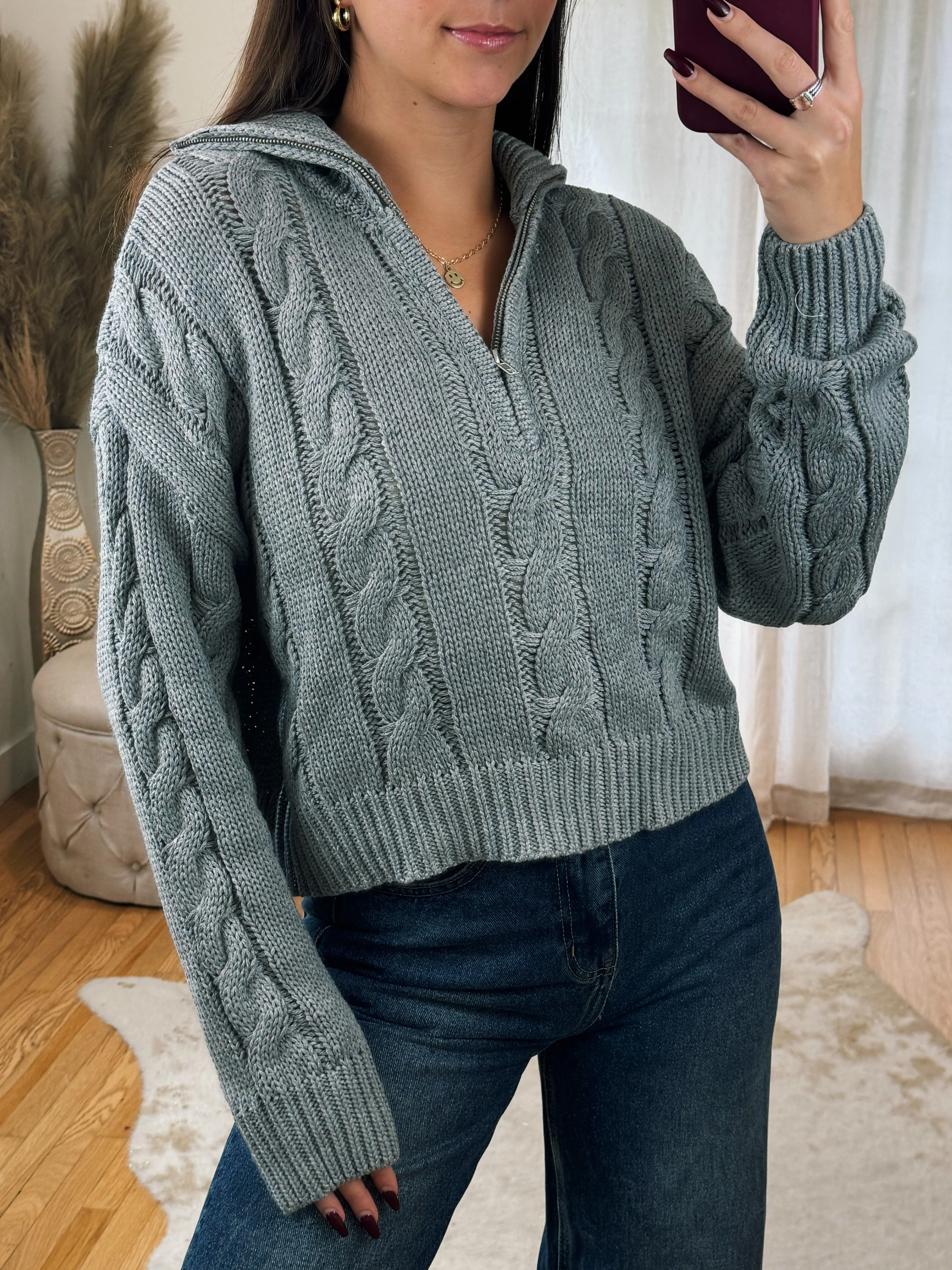 Floppy Collar Pullover
