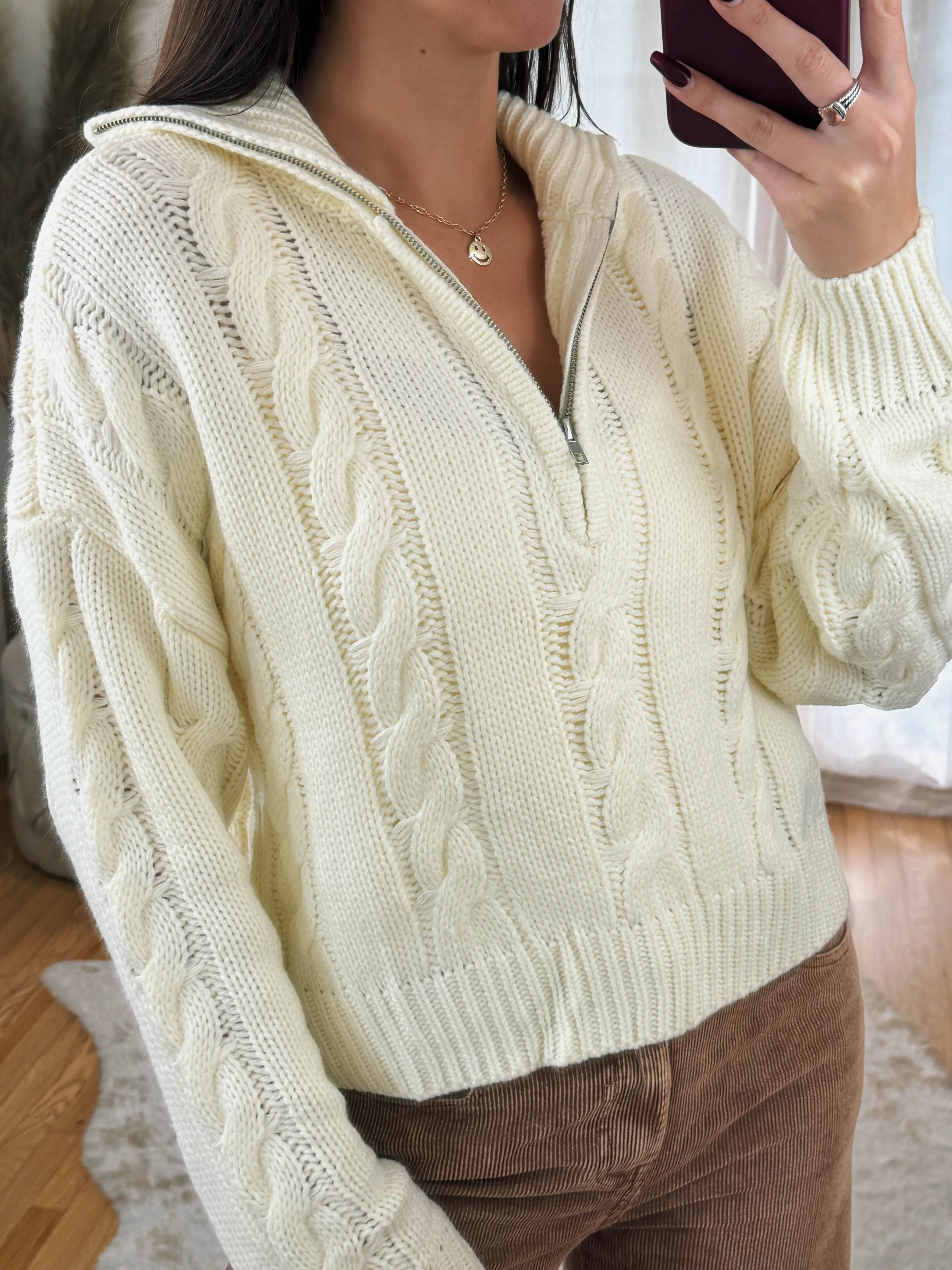 Floppy Collar Pullover