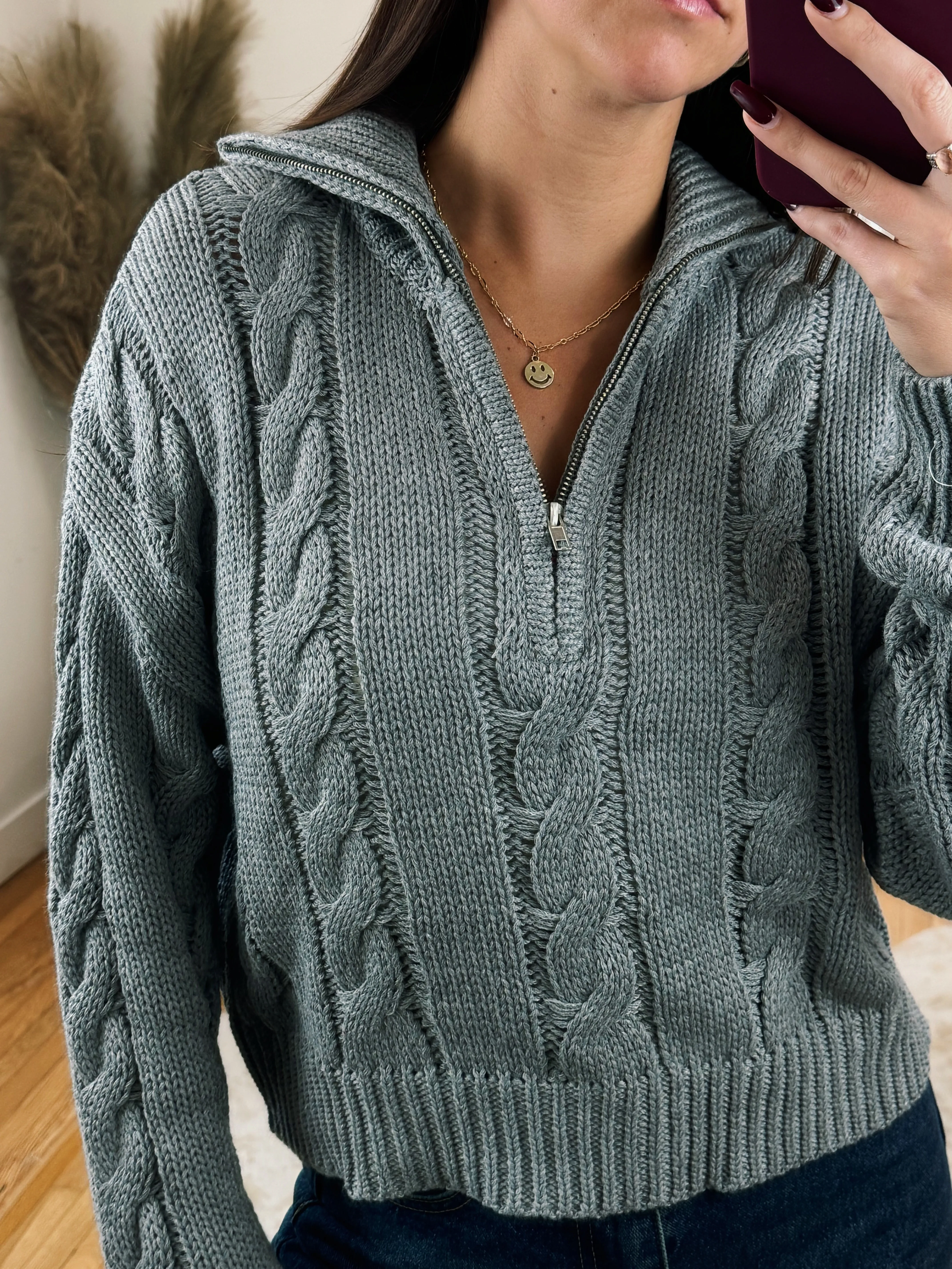 Floppy Collar Pullover