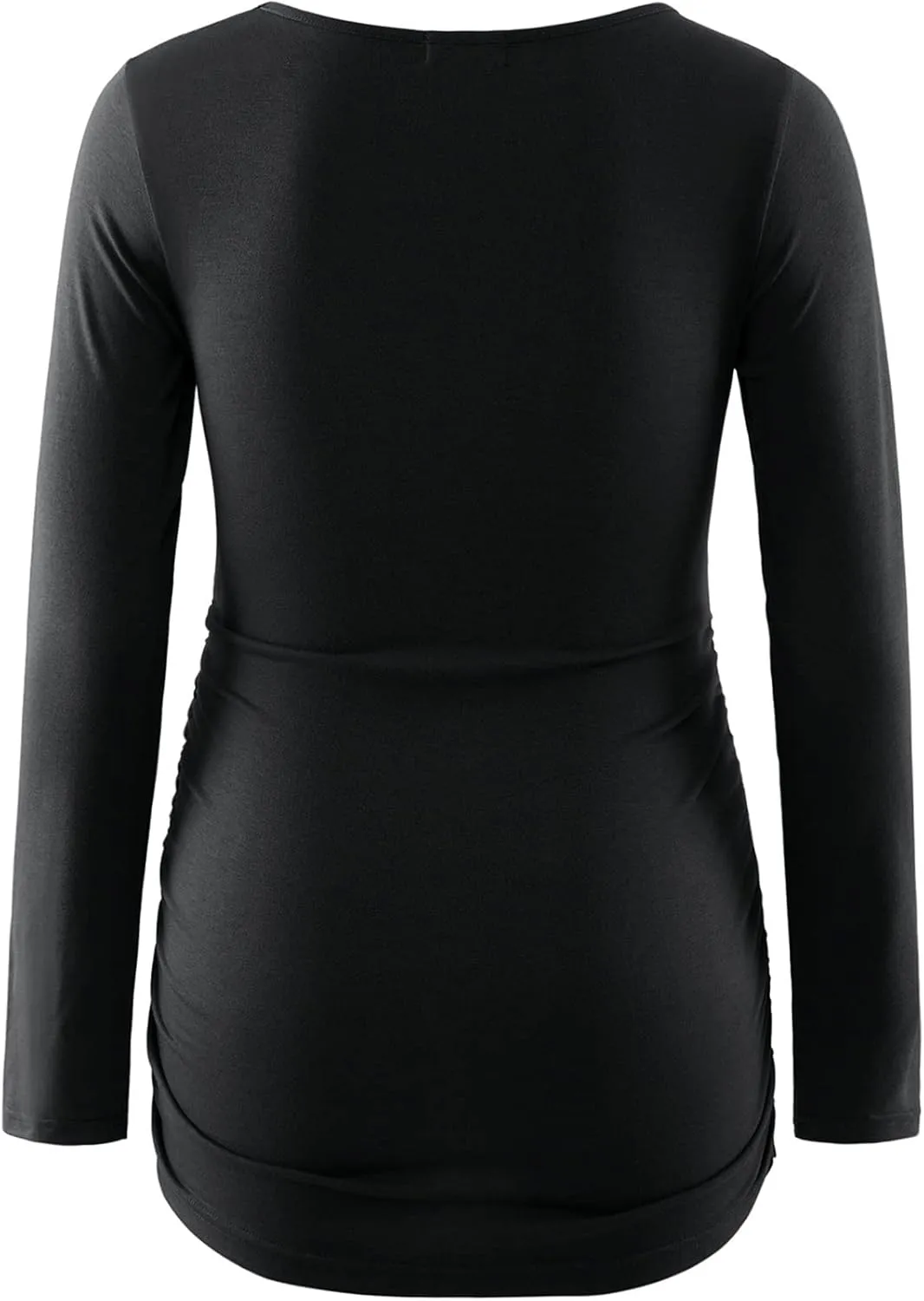 GINKANA Women's Baseball Crew Neck Flower Raglan Sleeve Maternity T-Shirt Top Pregnancy Shirt