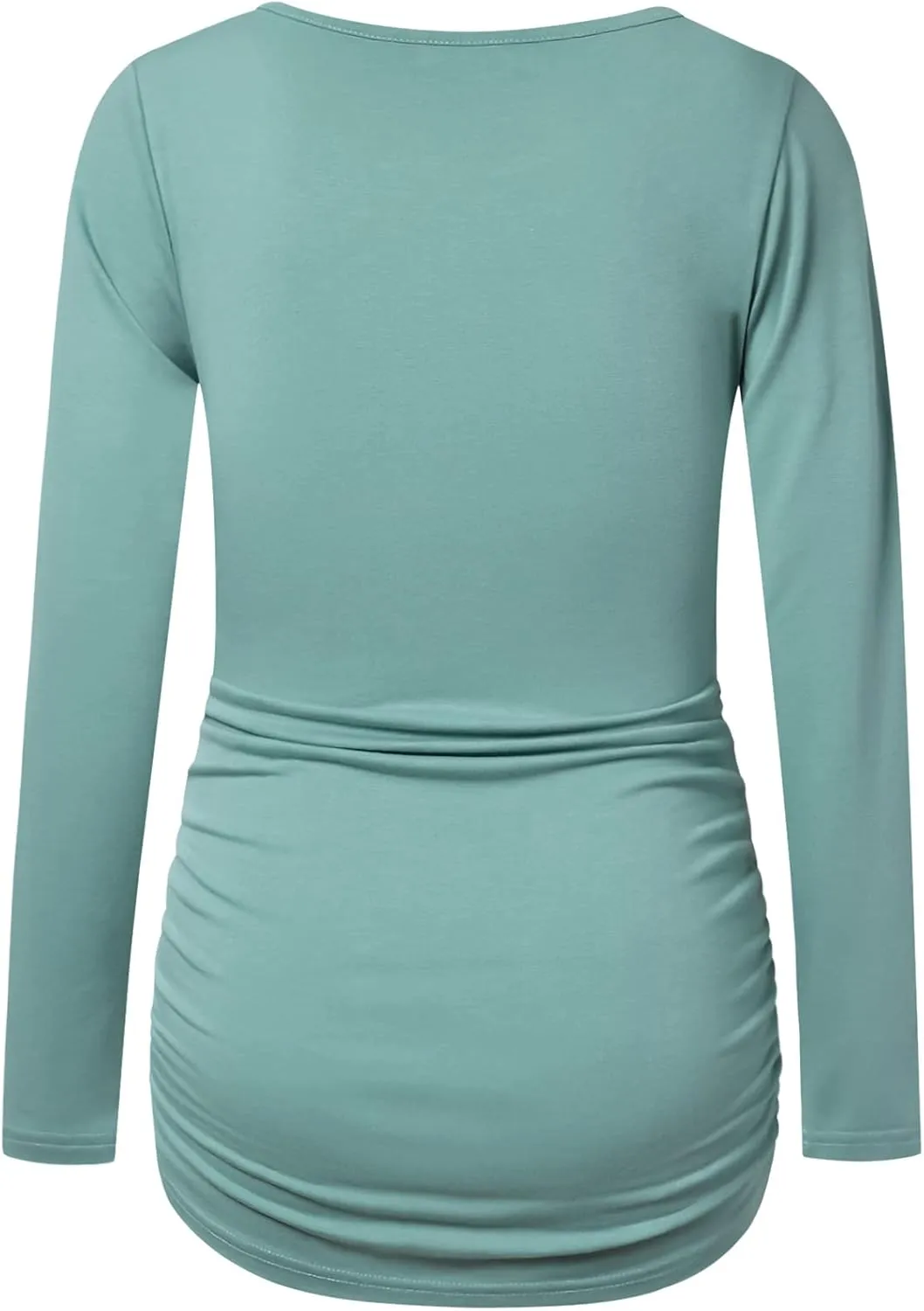GINKANA Women's Baseball Crew Neck Flower Raglan Sleeve Maternity T-Shirt Top Pregnancy Shirt