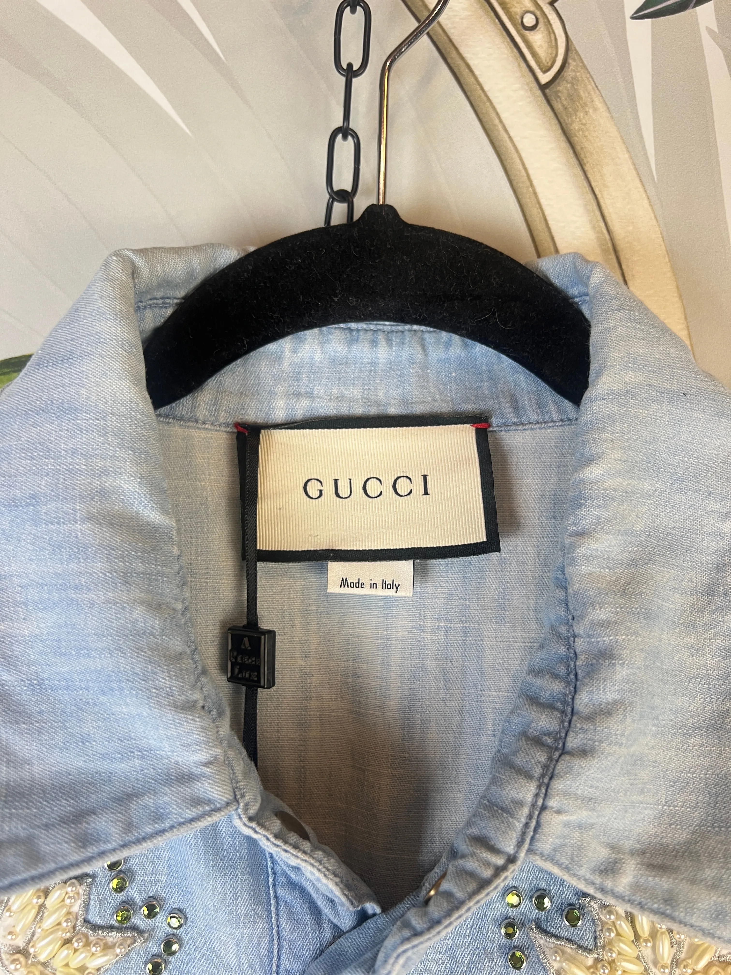 Gucci jeans jumpsuit