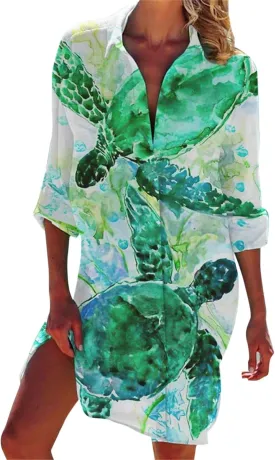 High Low Shirt Roll Up Sleeve Tops Oversized Long Sleeve Shirts for Women Womens Button Down Ladies Tops and Blouses