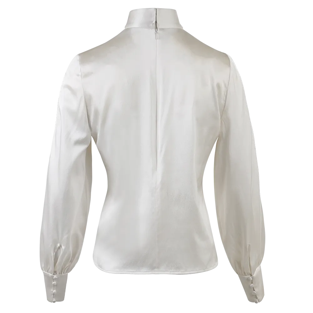 【HIGHSTREET】100% Silk Blouse