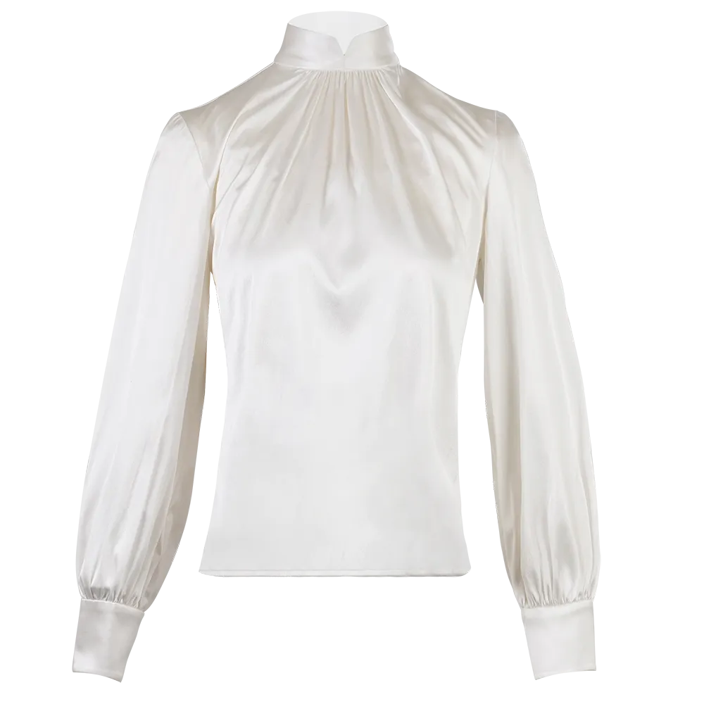 【HIGHSTREET】100% Silk Blouse