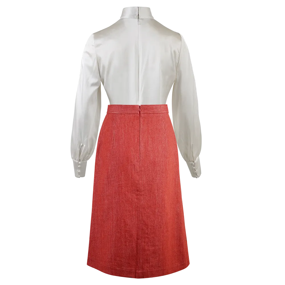 【HIGHSTREET】100% Silk Blouse