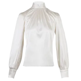 【HIGHSTREET】100% Silk Blouse