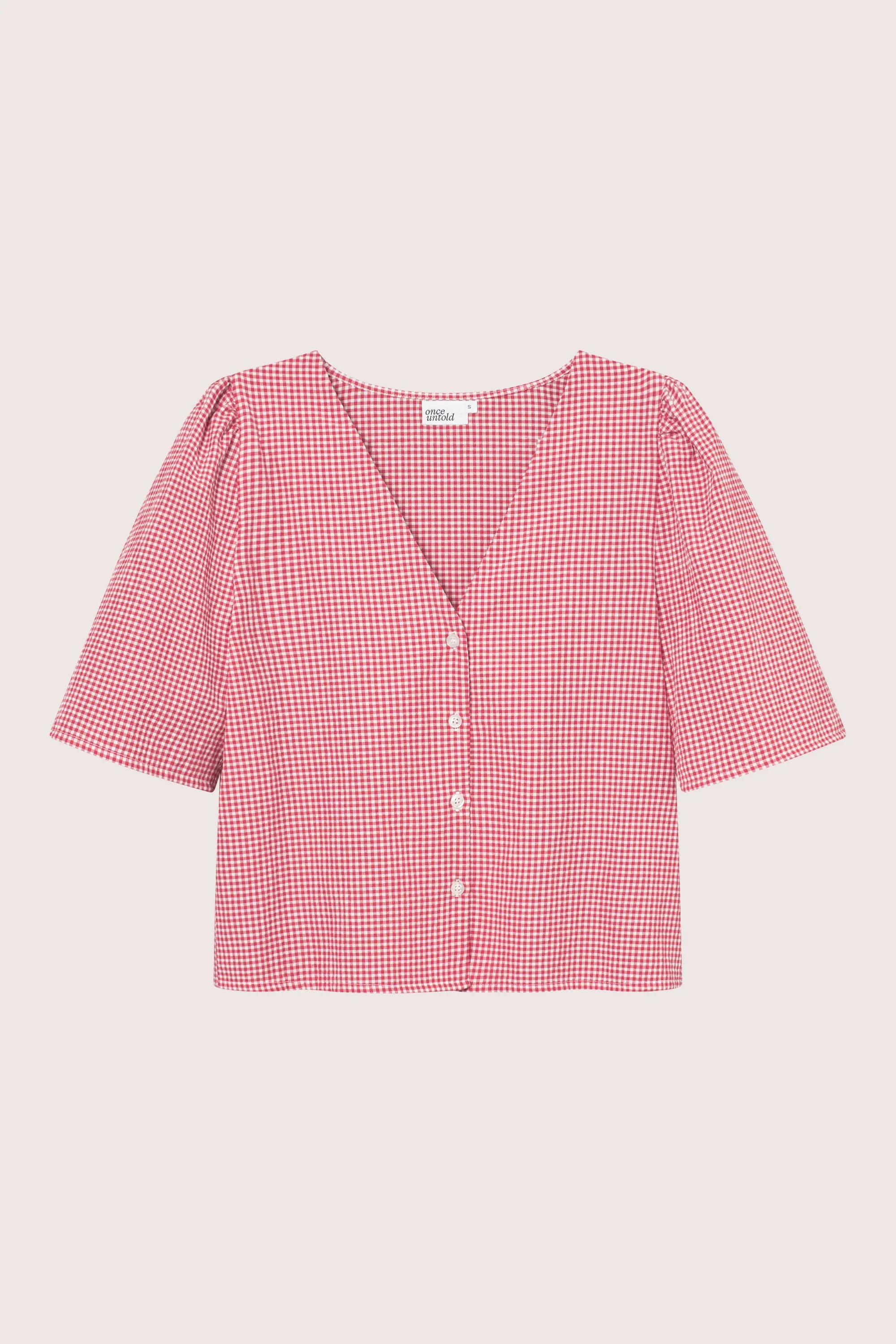 Indiana Button Shirt - Redwood Checked