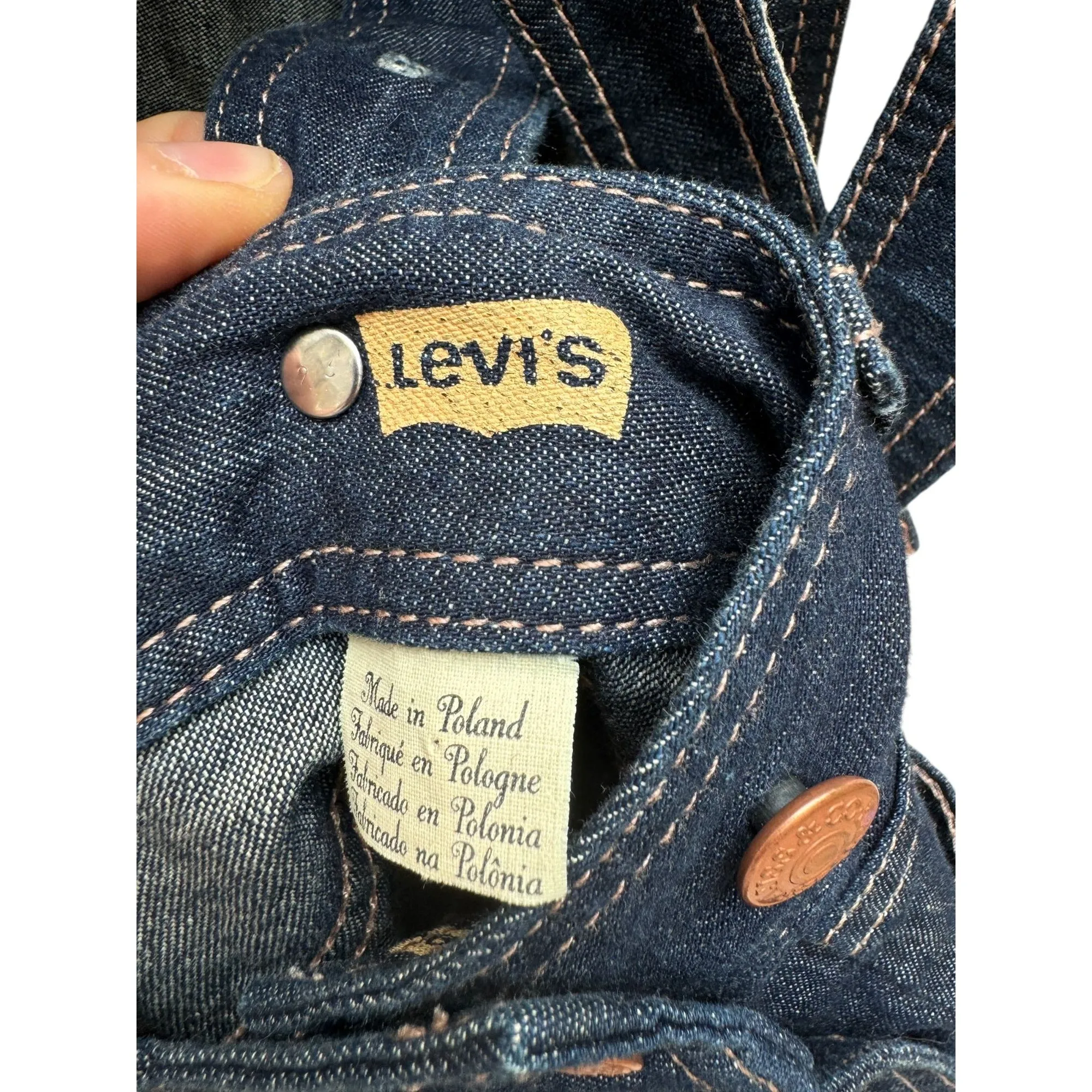 Levis X Jean Paul Gaultier  Denim Jumpsuit Shorts  Size S