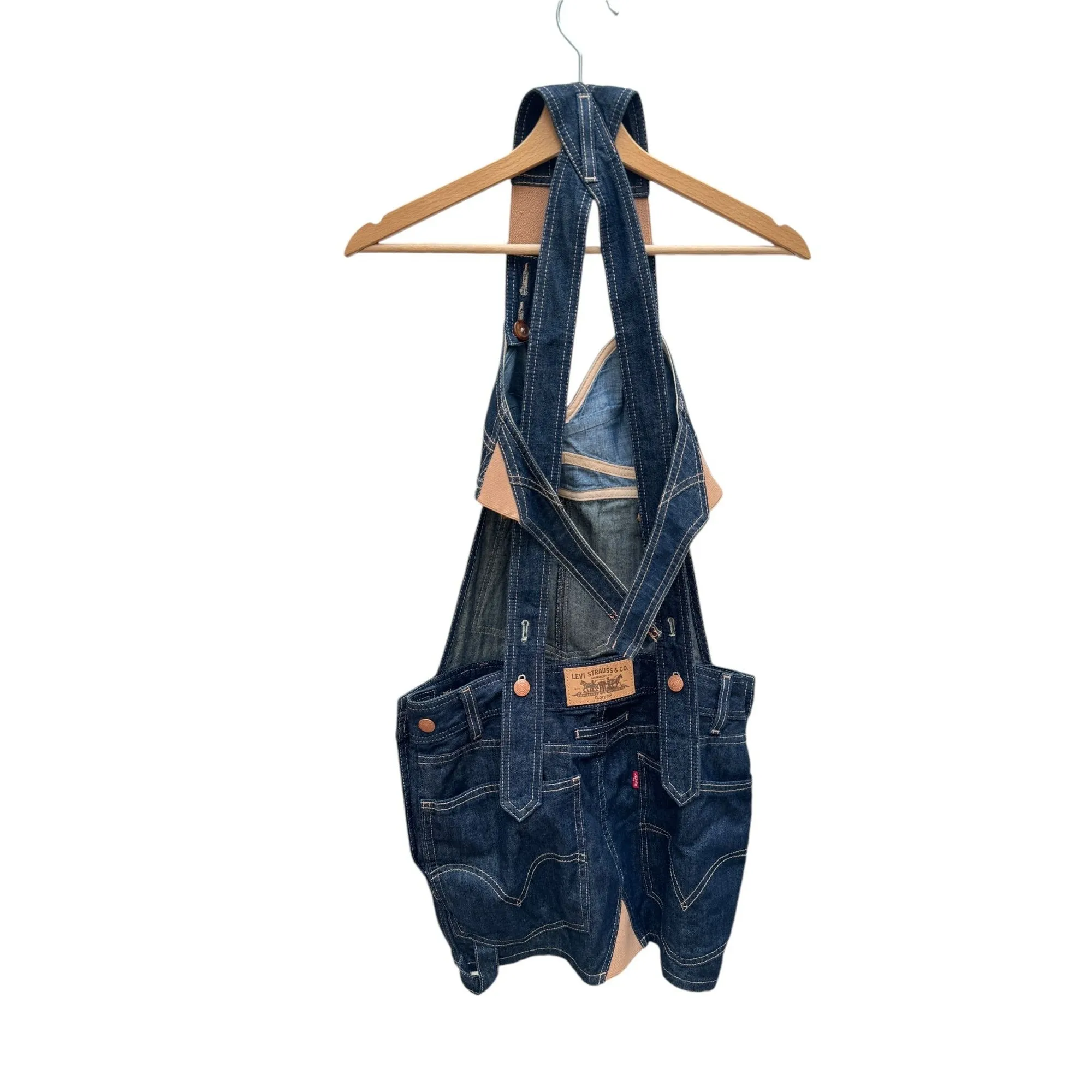 Levis X Jean Paul Gaultier  Denim Jumpsuit Shorts  Size S