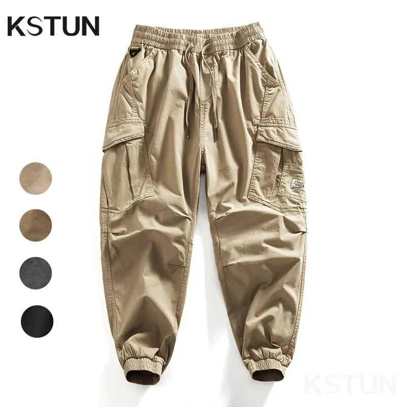 Mens Harem Pants Loose Joggers Men Cargo Pants Sweatpants Kahki Black Overalls Multi