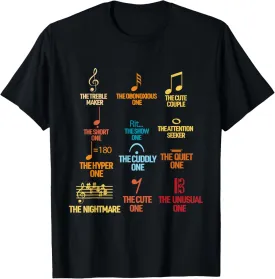 Musical Notes Definition Shirt Funny Music Symbol Musician T-Shirt
