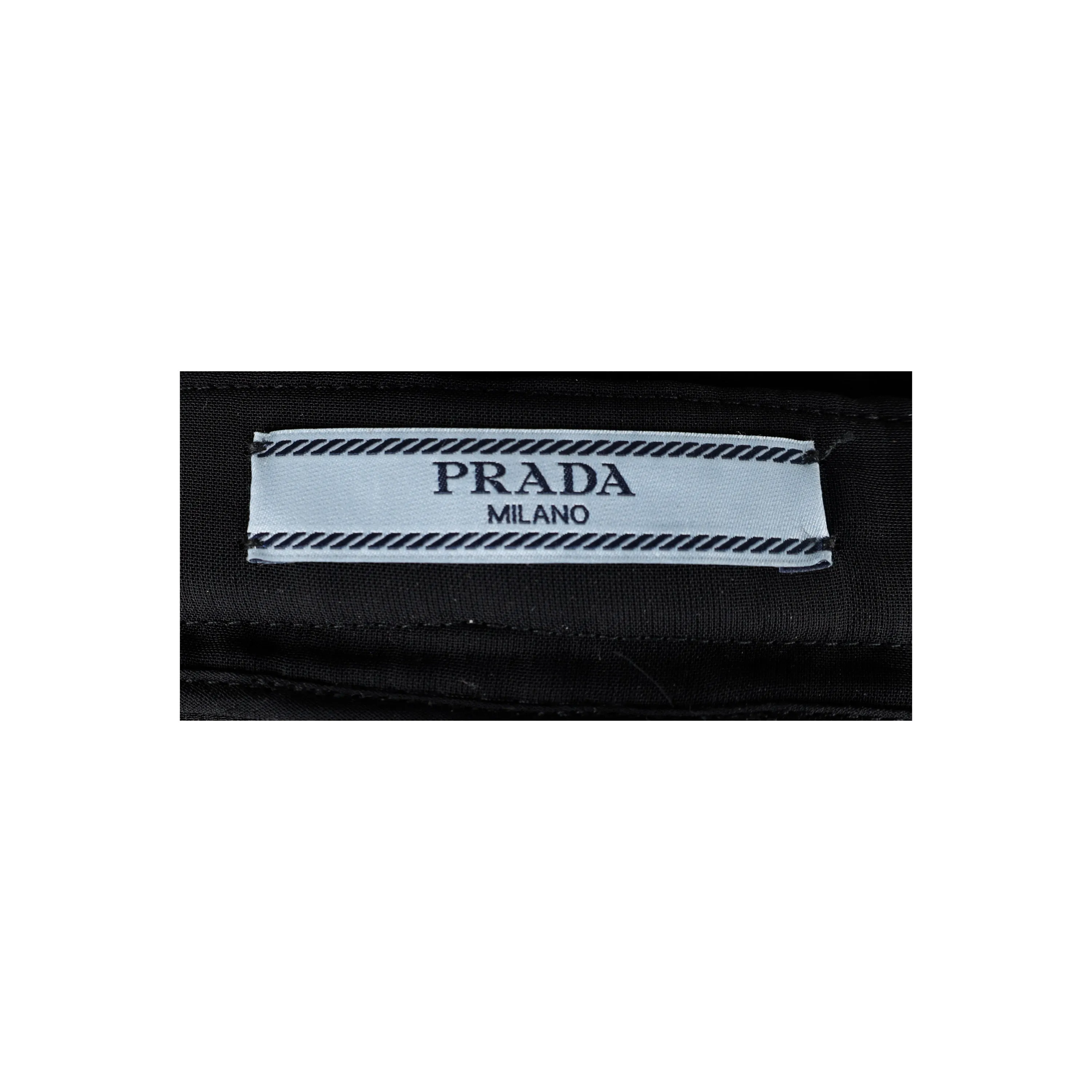 Prada Stone Embellished Pleated Skirt - '10s