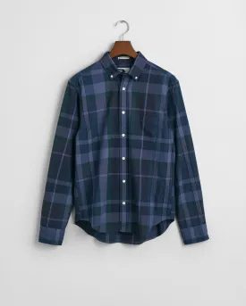 Regular Fit Garment Dyed Checked Shirt
