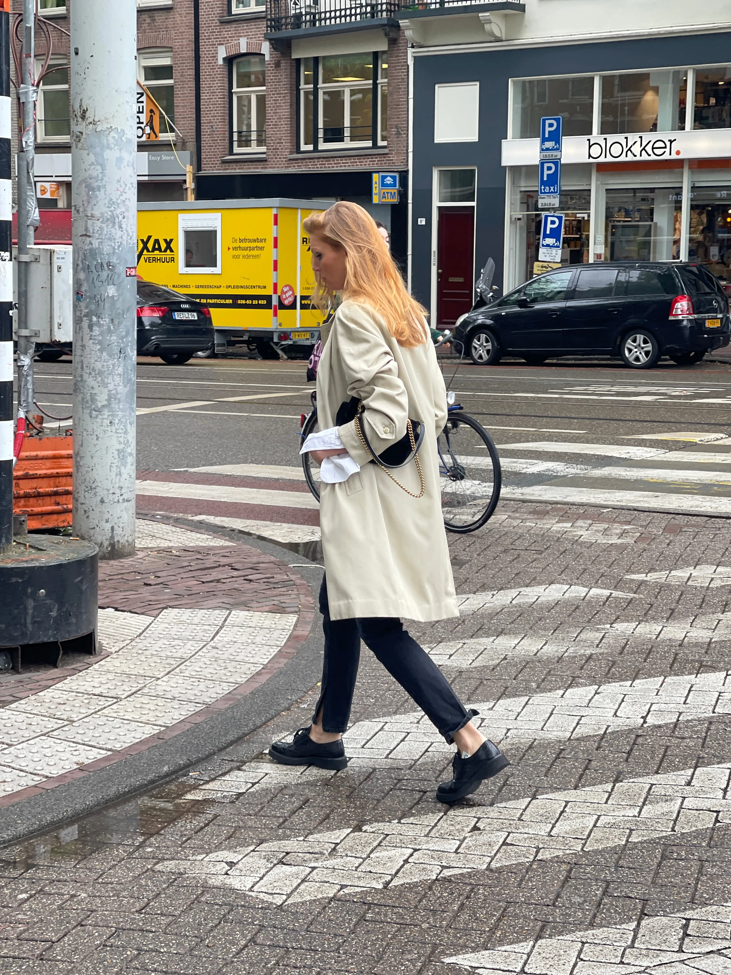 Trench ( Car) coat by Burberry.