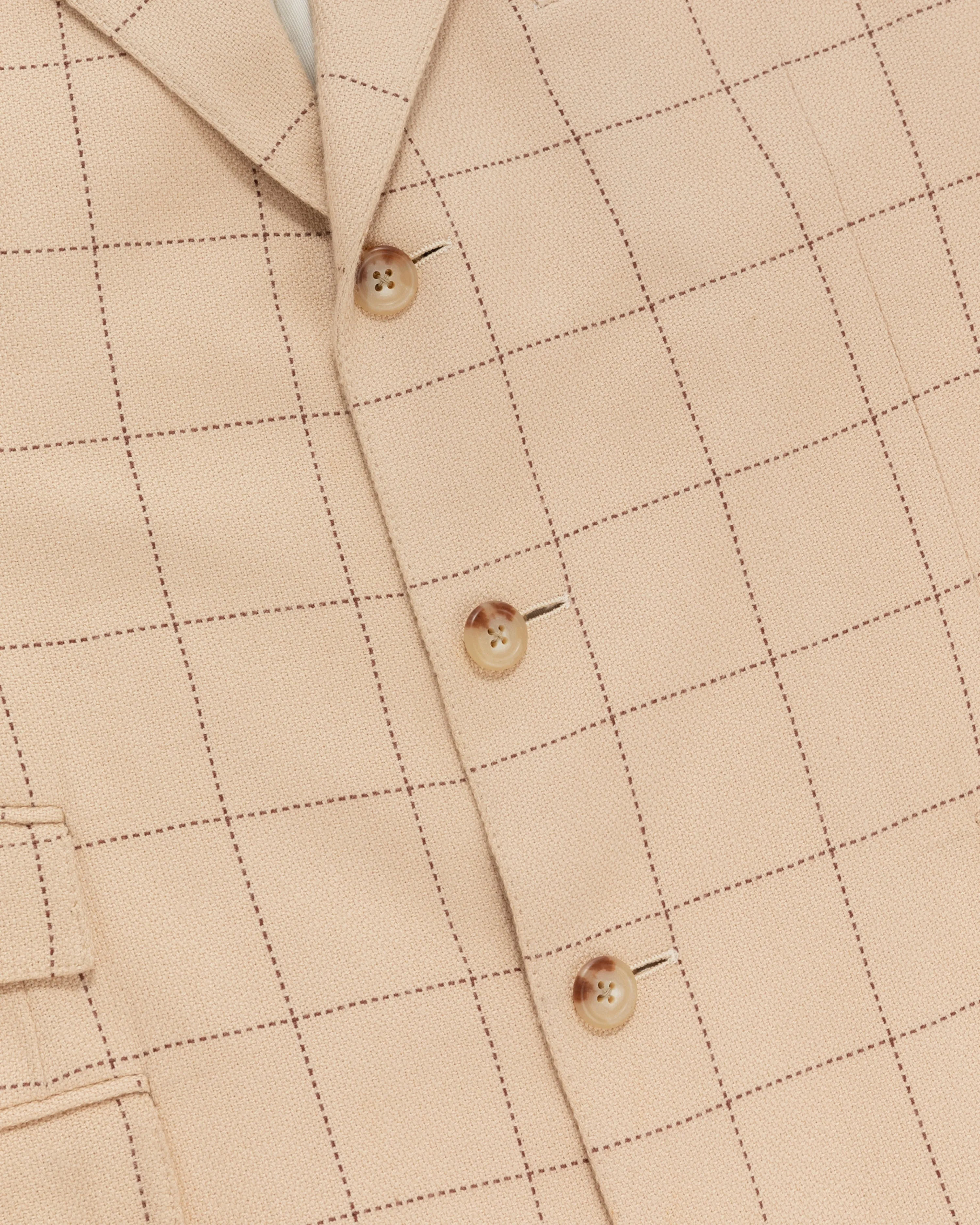 Vintage Three Piece Ralph Lauren Windowpane Suit