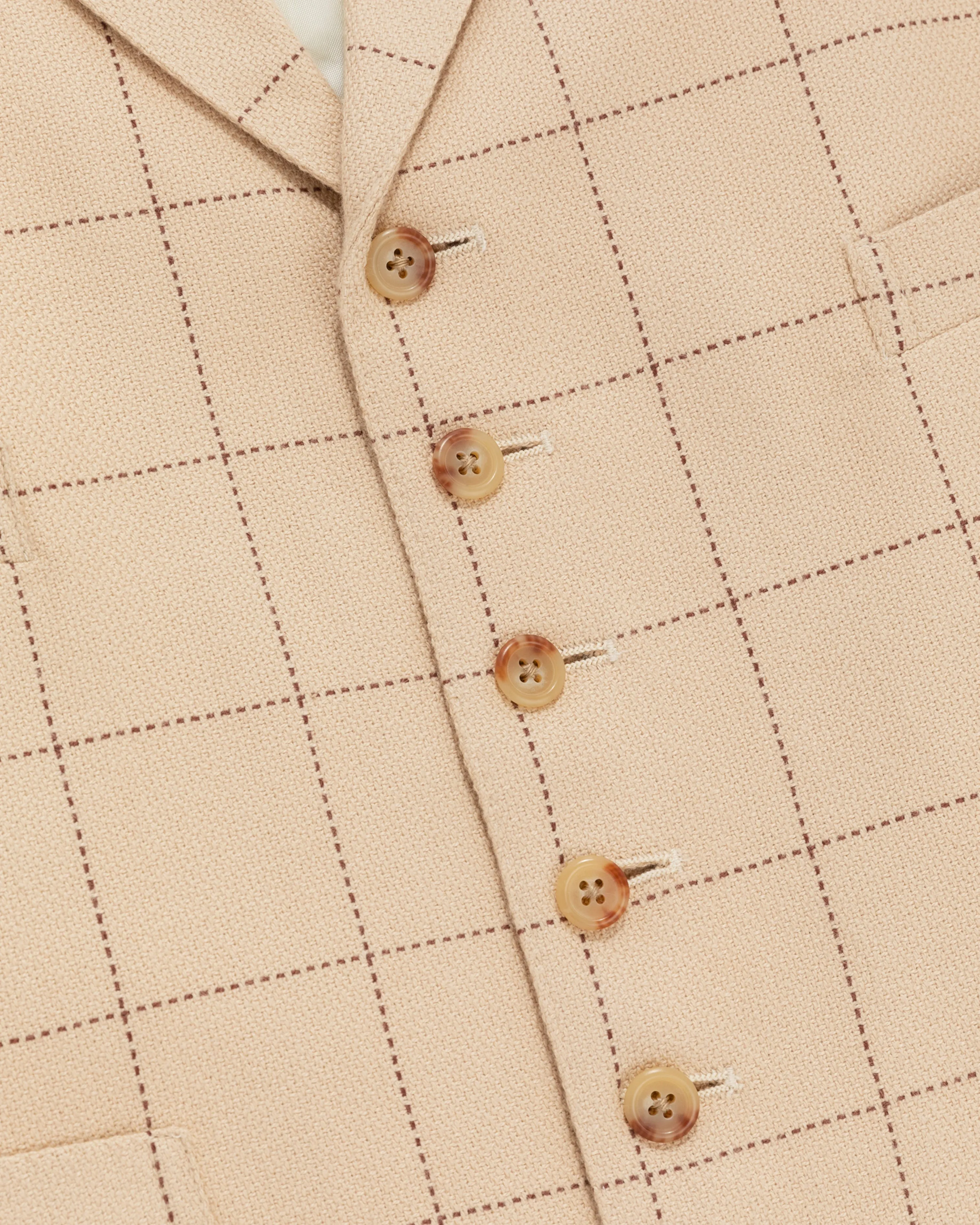 Vintage Three Piece Ralph Lauren Windowpane Suit
