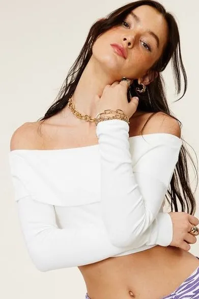White Sofia Top